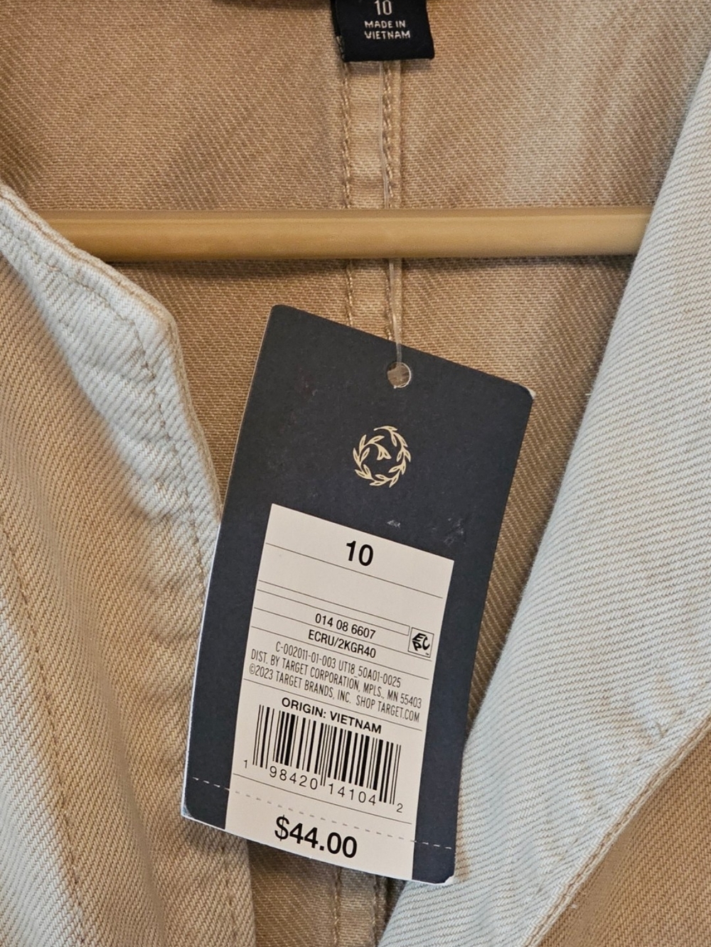NWT Universal Thread Tan Button-Up Jumpsuit